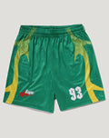 APE FLAME MONOGRAM JACQUARD RELAXED FIT FOOTBALL SHORTS MENS