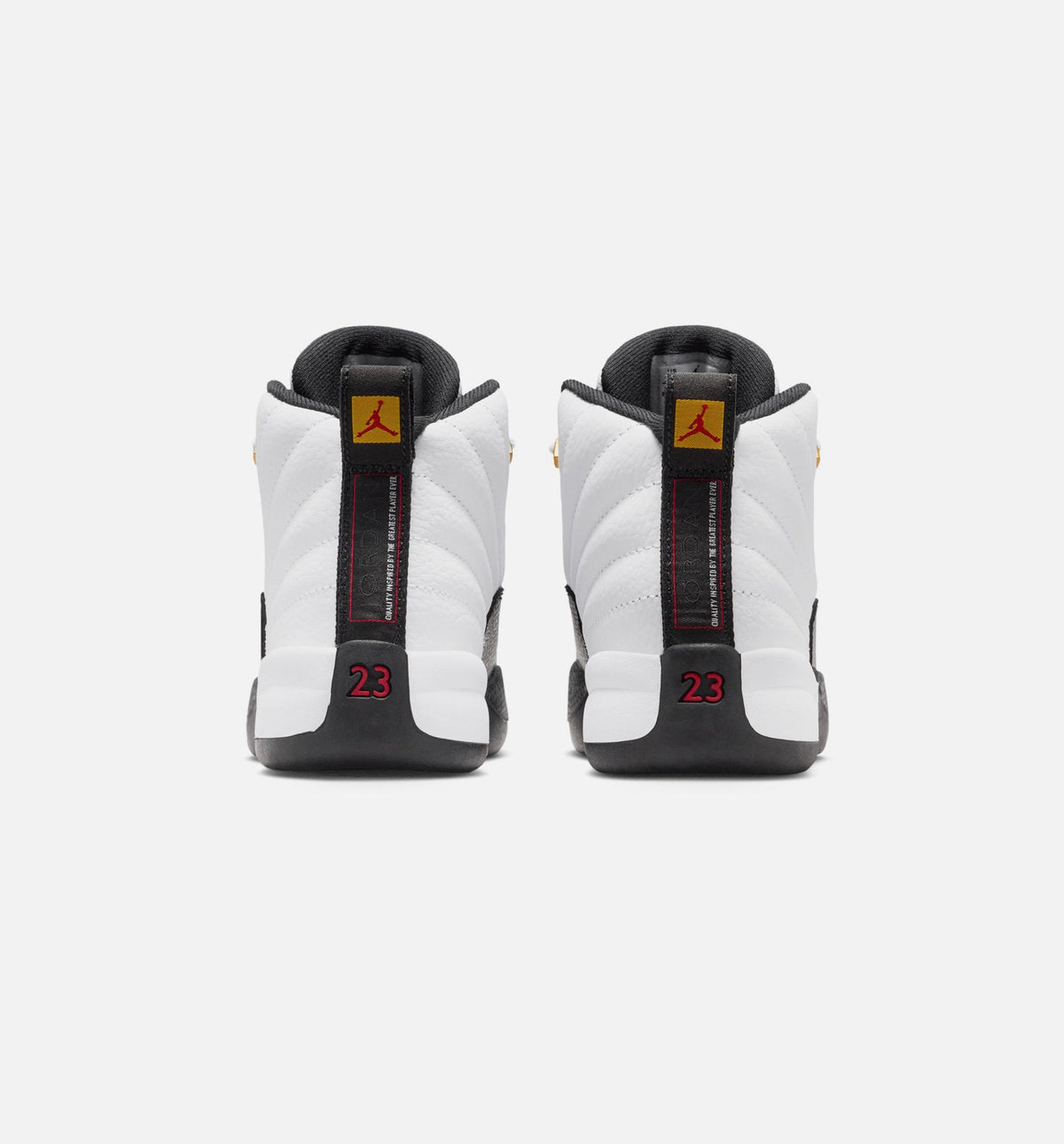 Air Jordan 12 Retro Taxi – Preschool Lifestyle Shoe in White/Black/Taxi