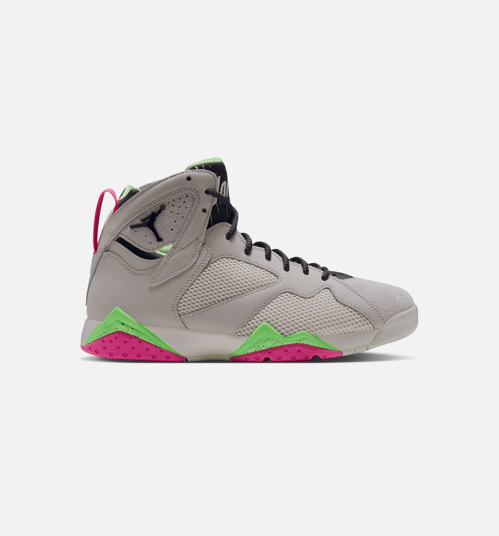 Air Jordan 7 Retro Tennis Day – Men's Lifestyle Shoe in Phantom/Lime Blast/Pink Blast/Anthracite