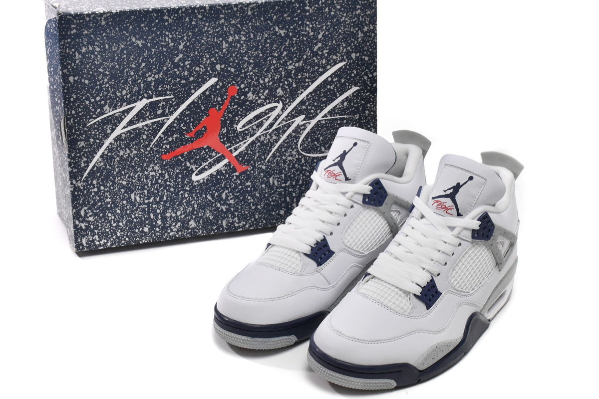 Nike Air Jordan 4 Retro Midnight Navy Reps Sneaker DH6927-140