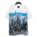 Godspeed Western Cowboy Skeleton Riders Short Sleeve Tee (White)