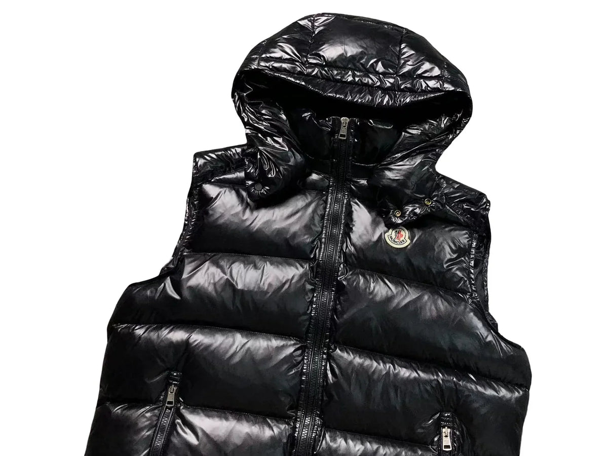 Moncler Bormes Gilet — Black