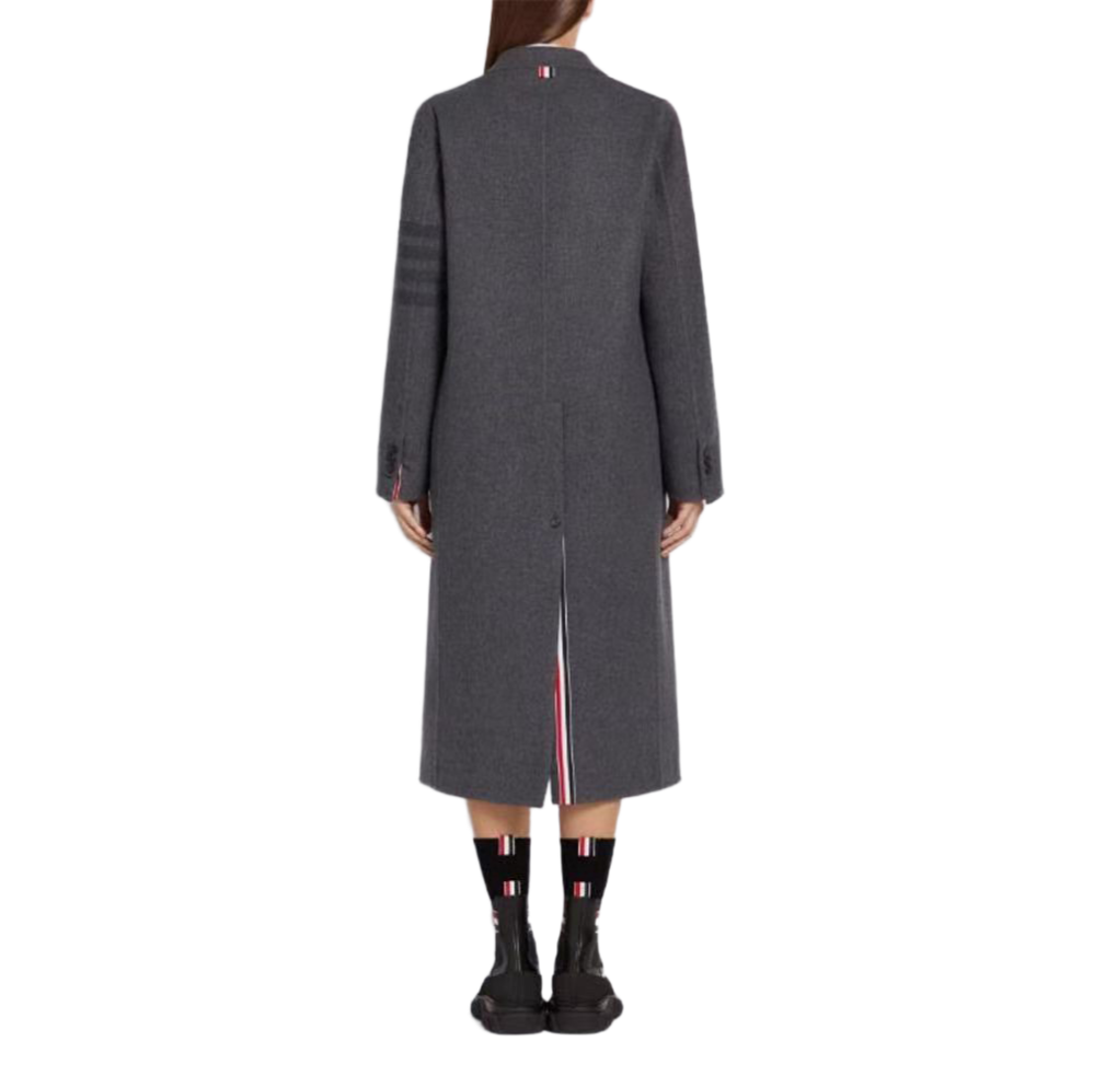 Unisex long wool coat | Thom Browne