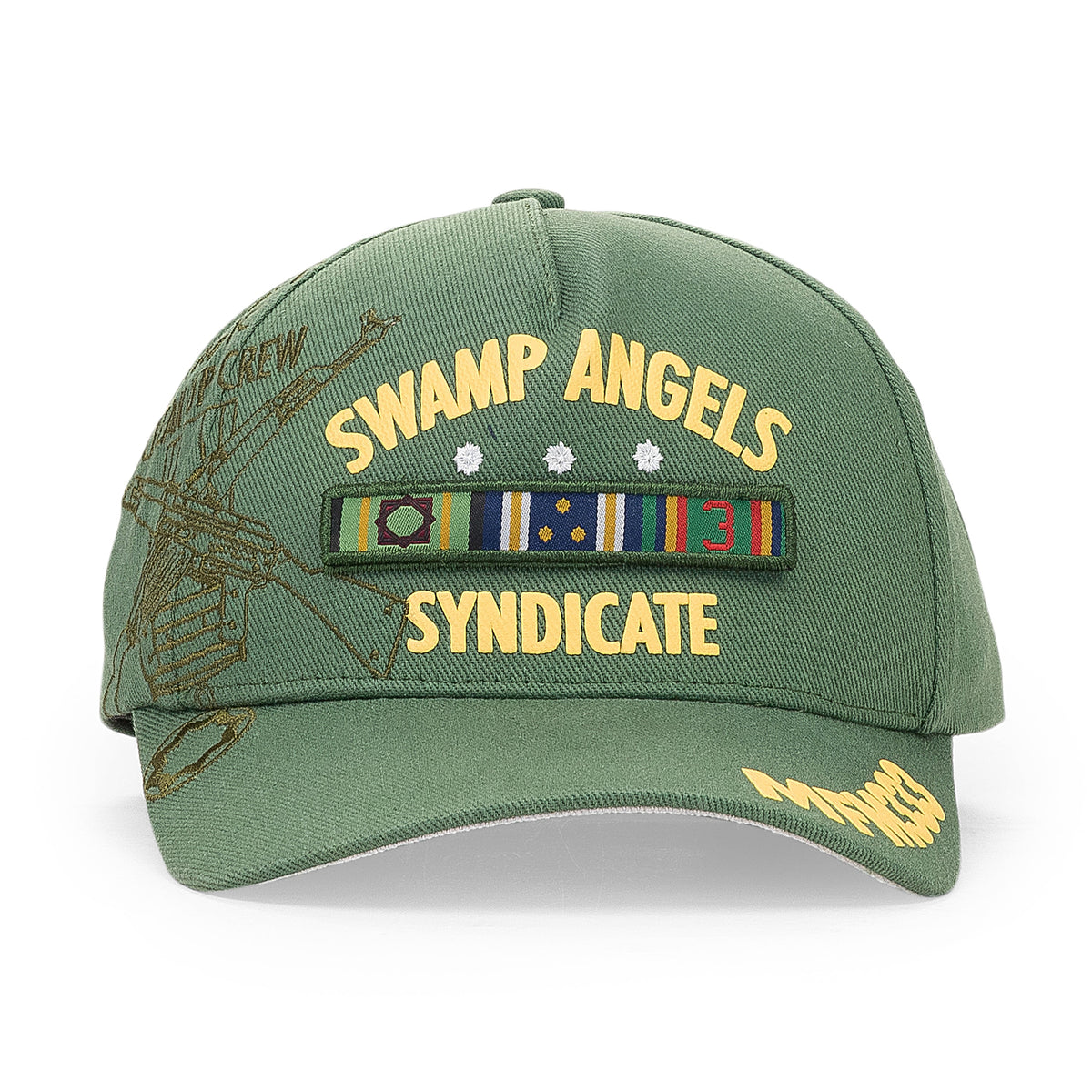MURD333R.FM GREEN SPECIAL OPS BASEBALL CAP