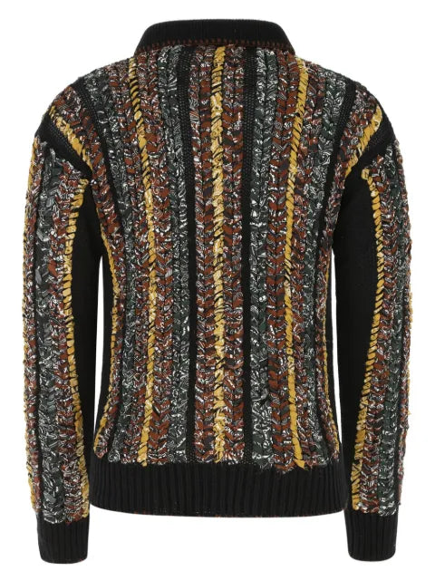 AMIRI braided bandana cardigan