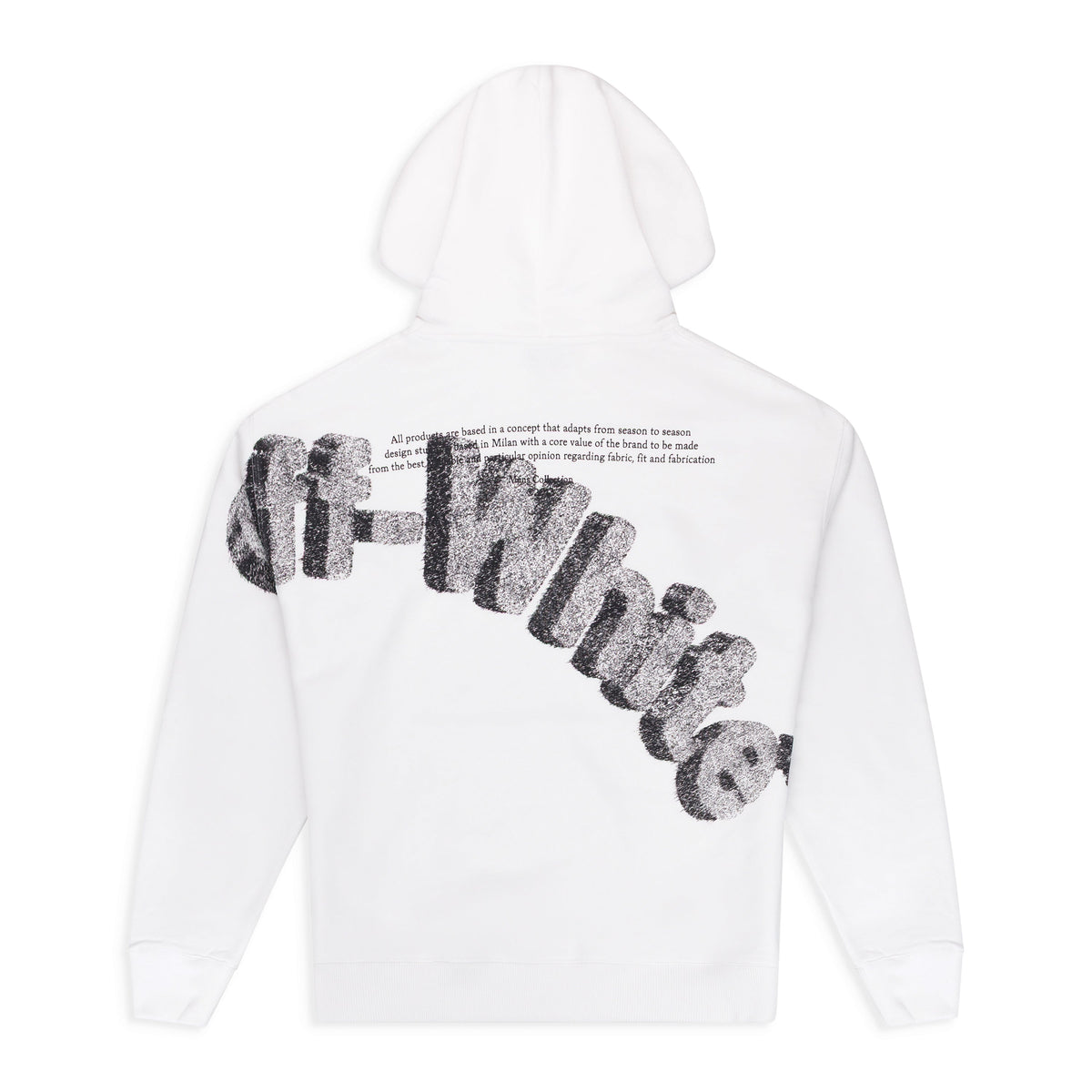 White Logo Hoodie