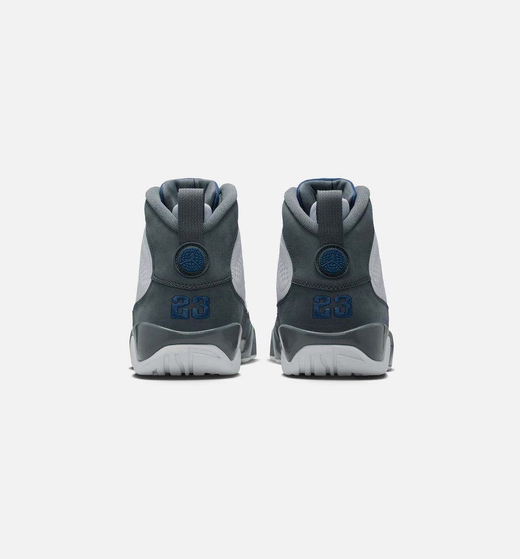 Air Jordan 9 Retro Flint Grey and French Blue | Men's Lifestyle Shoe | White/French Blue/Flint Grey