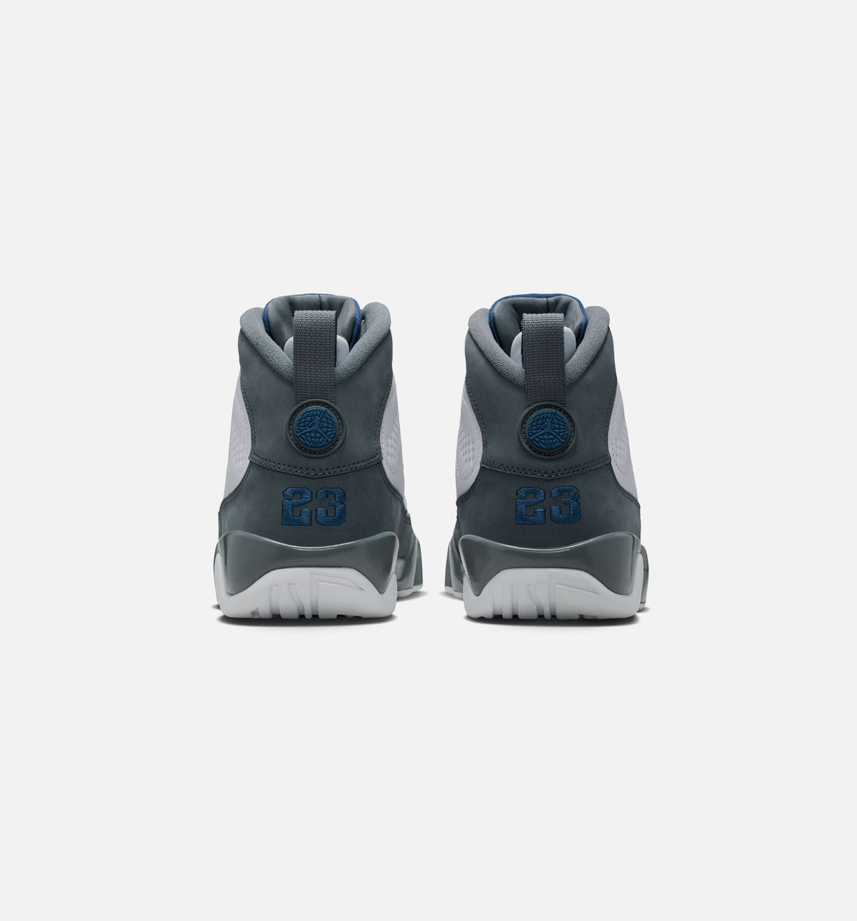 Air Jordan 9 Retro Flint Grey and French Blue Men's Lifestyle Shoe – White/French Blue/Flint Grey