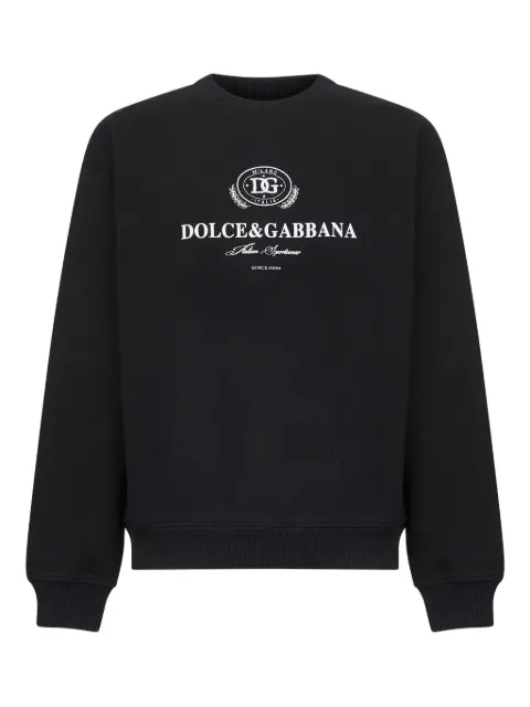 Dolce & Gabbana logo-print crew-neck sweater