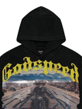 GODSPEED Long Lonely Road graphic print hoodie