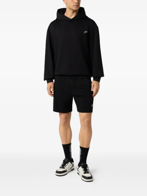 Plein Sport chrome scratch hoodie