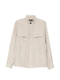 Zegna stand-collar flap-pocket jacket