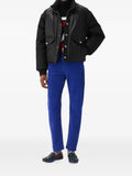 Versace leather & nylon padded blouson