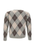 Eleventy argyle-pattern sweater