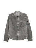 C.P. Company Flatt Nylon Lens padded zipped overshirt
