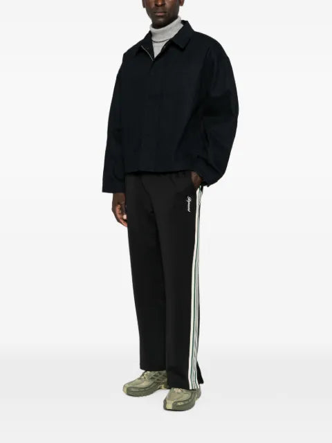 Arte Antwerp logo-embroidered zip-up jacket