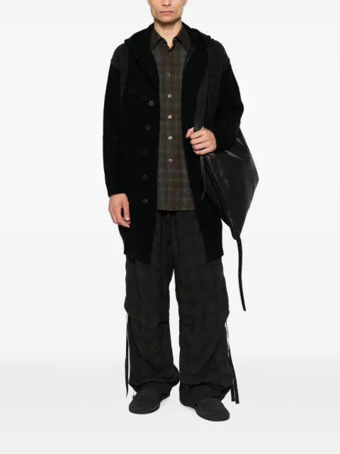 Isabel Benenato hooded long cardigan