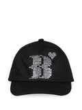 BASICKS rhinestone-embellished baseball cap