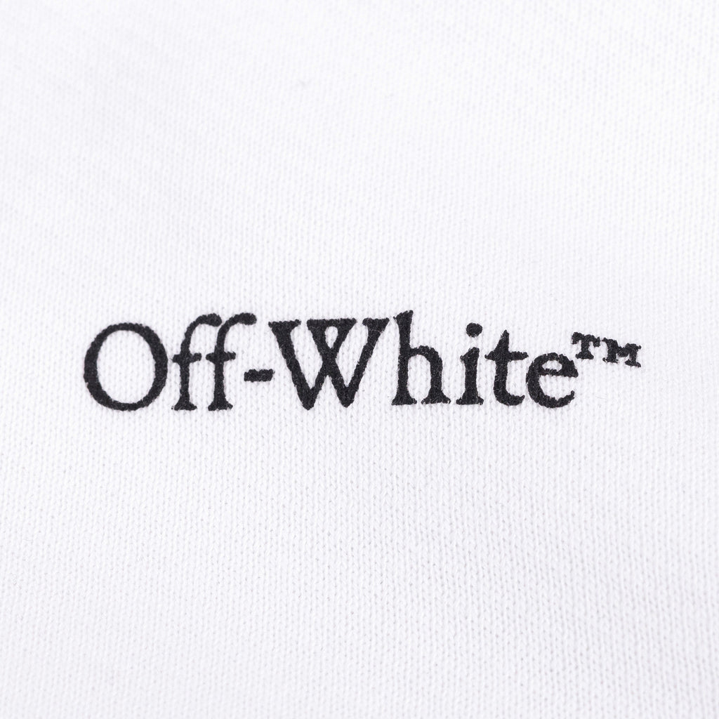 White Logo Hoodie