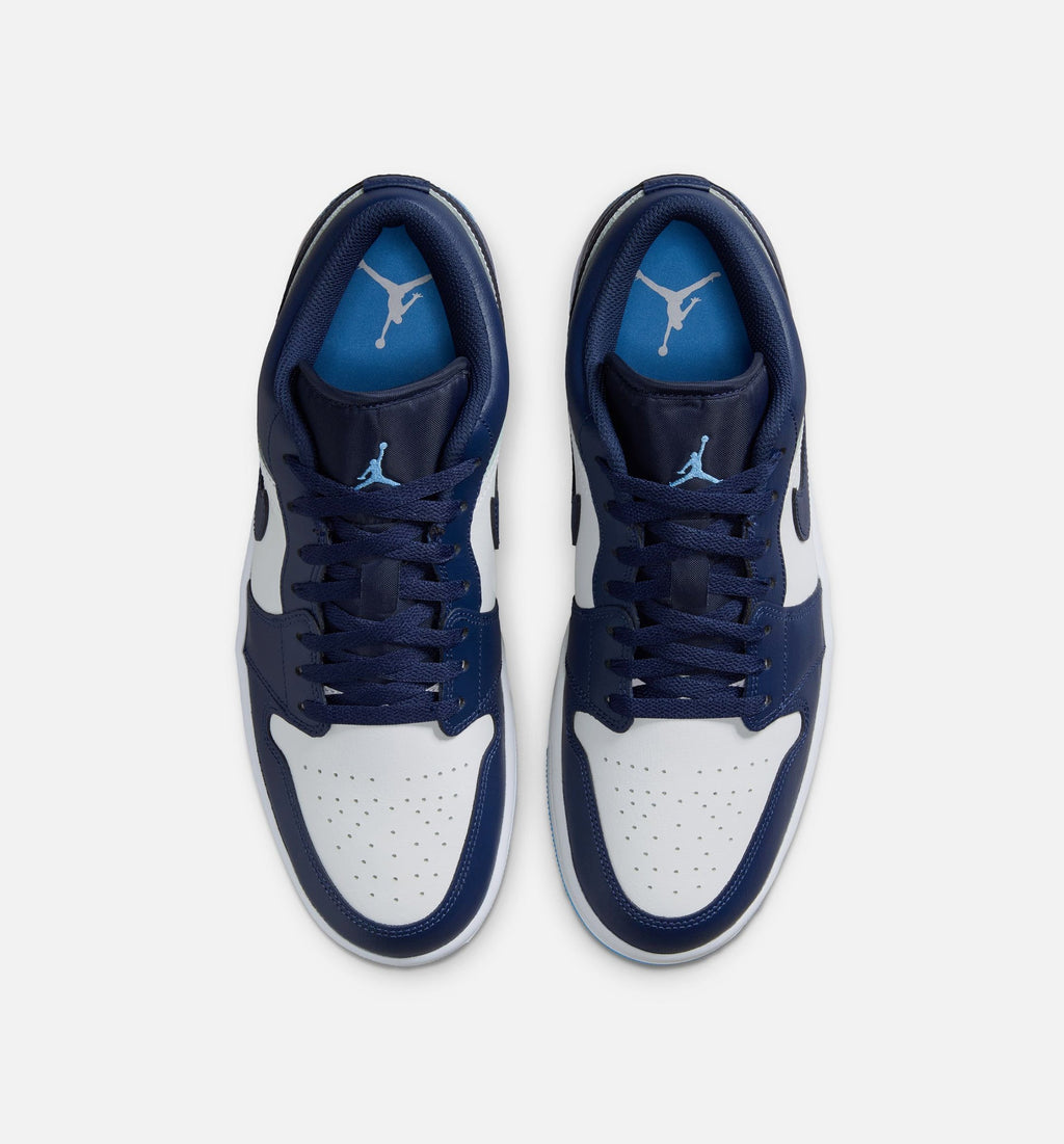 Air Jordan 1 Low Men's Shoes - Midnight Navy/University Blue/White