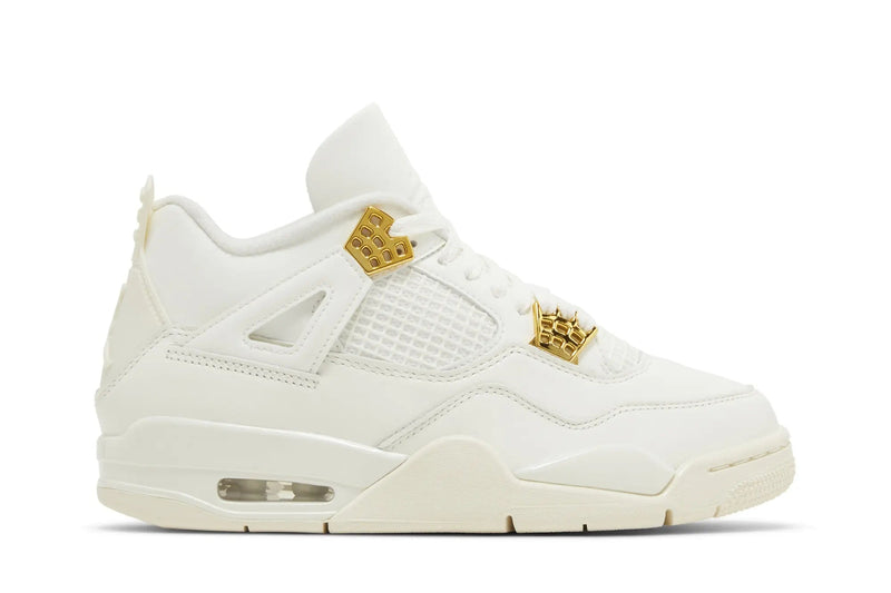 Wmns Air Jordan 4 Retro "Metallic Gold"