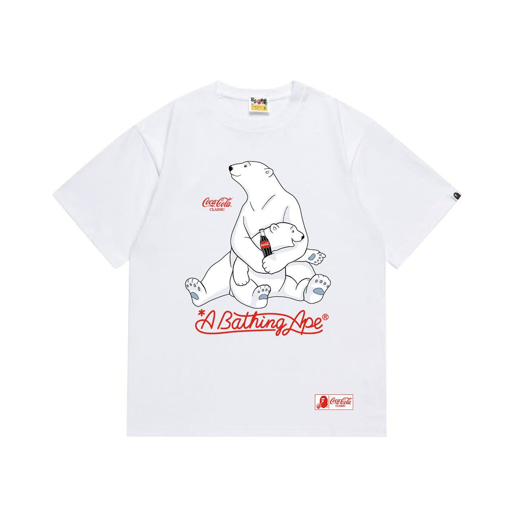 BAPE Polar Bear Coca-Cola Graphic T-Shirt