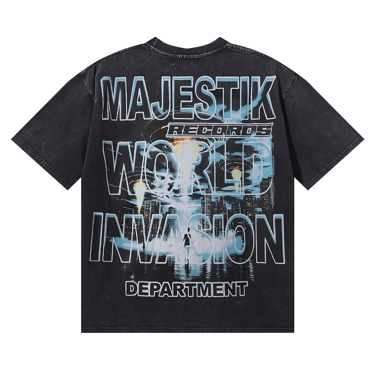 MAJESTIK 16 Department UFO Graphic T-Shirt