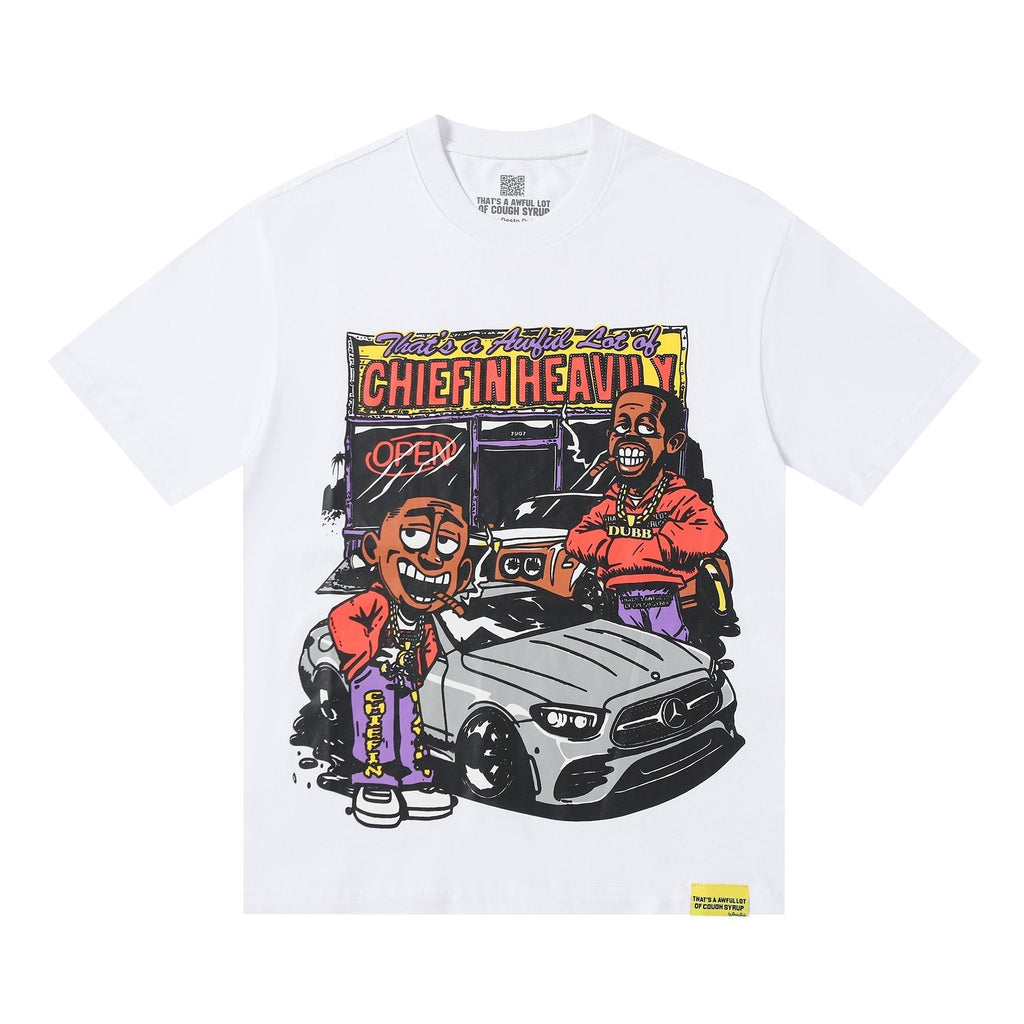 THAT'S A AWFUL LOT OF COUGH SYRUP Cartoon Car Short-Sleeve T-Shirt