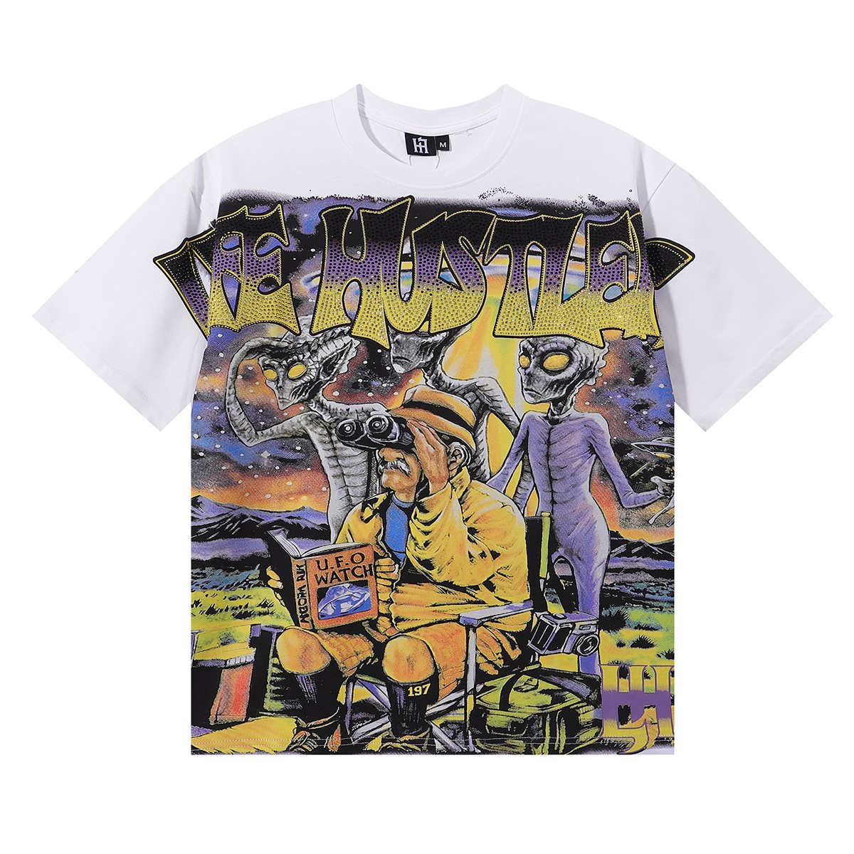Life Hustlere Alien Graphic Short-Sleeve T-Shirt