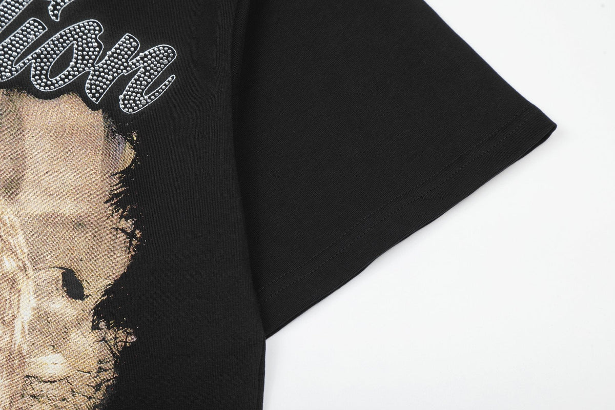MIXED EMOTION Angel Graphic Short-Sleeve T-Shirt