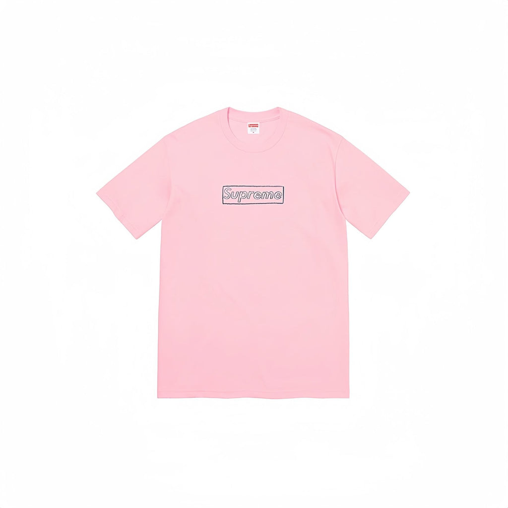 Supreme Chalk Logo Graphic T-Shirt