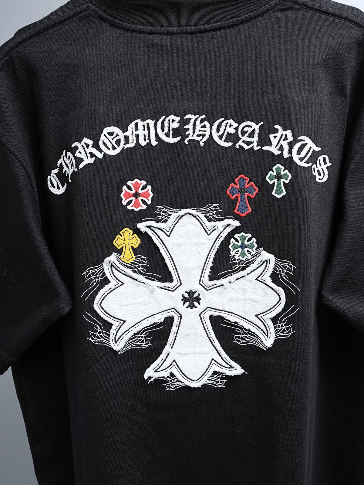 Chrome Hearts Back Graphic Short-Sleeve T-Shirt