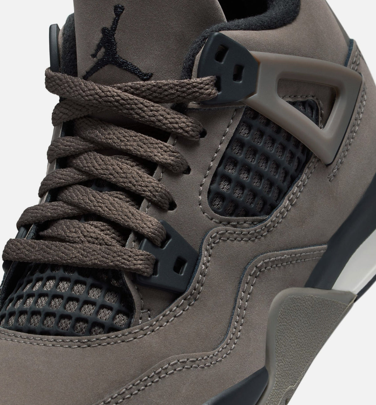 Air Jordan 4 Retro Preschool Lifestyle Shoe - Cave Stone/Black/Moon Dust