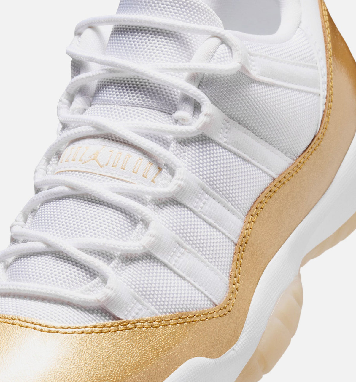 Air Jordan 11 Retro Low Mother's Day – Women's Lifestyle Shoe in White/Metallic Gold/Team Gold