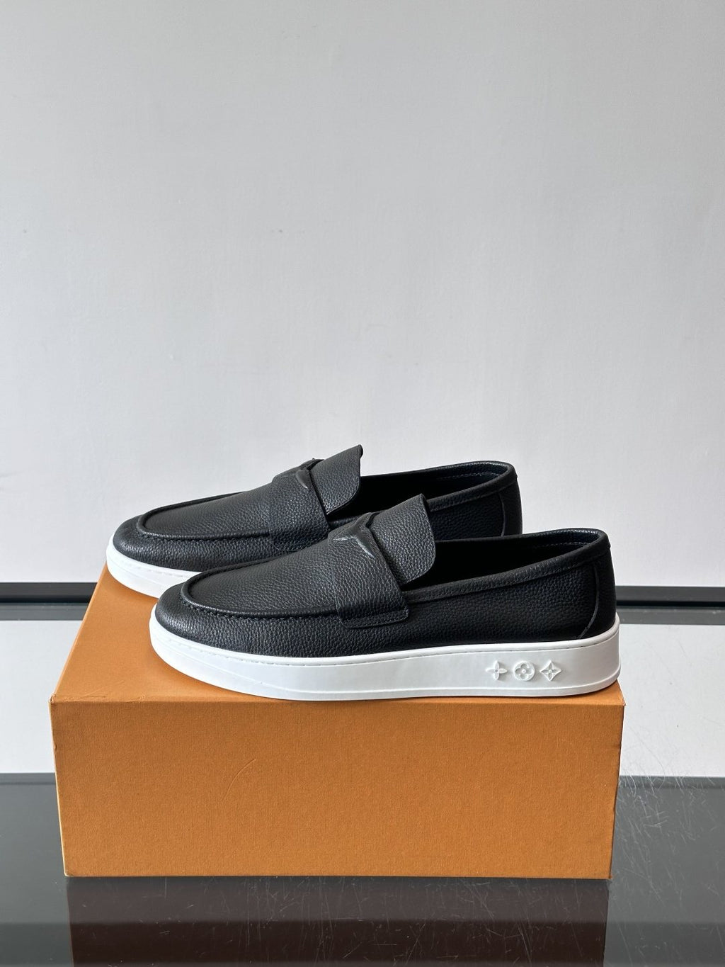 Louis Vuitton Black Platform Loafers