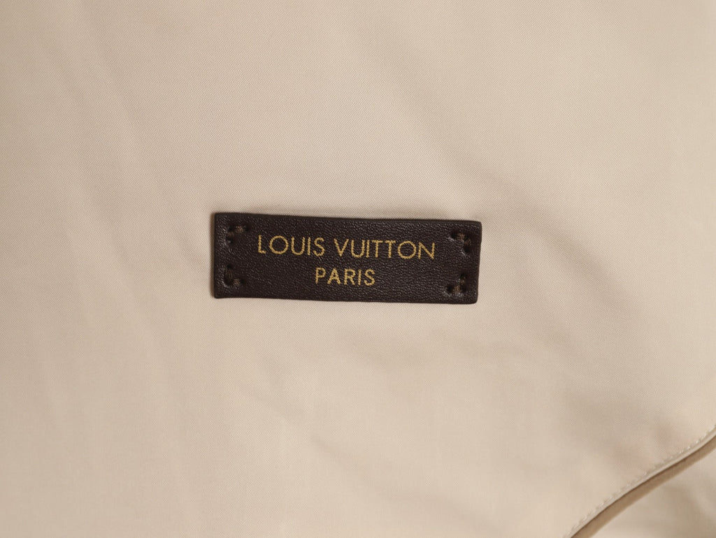 Louis Vuitton LV-Emblem Zip-Up Track Jacket - Light Beige